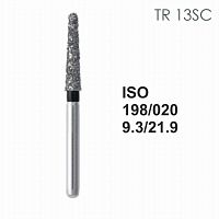 Бор алмазный MANI TR-13SC по ISO 198, конус,020х9,3х21,9мм,макс.скорость 300 тыс.об,зерн.SC,5шт