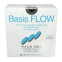 Пластмасса Basis FLOW универсальная текучая холодной полим-ции,цвет Clear,пор.650г+жид.500 мл