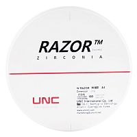 Диск циркониевый Razor 800, однослойный, размер 98х14мм, оттенок A1, UNC Inc (Корея)