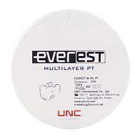 Диск циркониевый Everest Multilayer PT, размер 98х25 мм, цвет A1, многослойный от Дентал-Ист