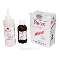Пластмасса базисная Basis горячей полимеризации, цвет LF Pink, набор 300 г + 140 мл. от Дентал-Ист