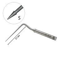 Кюрета 09691 для удаления гуттаперчи в корневом канале, размер 0.3S, форма наконечника одинарная