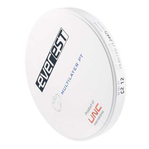 Диск циркониевый Everest Multilayer PT, размер 95х12 мм, цвет С2, многослойный фото 2