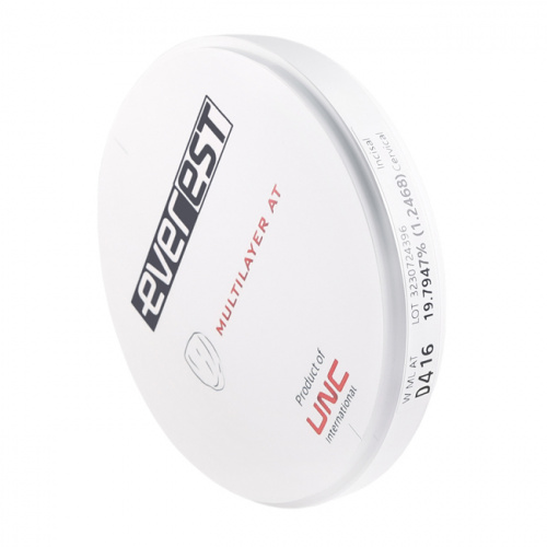 Диск циркониевый Everest Multilayer AT, размер 98х16 мм, оттенок D4, многослойный фото 3