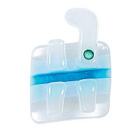 Брекеты COBY STR-L3R-018H из диоксида циркония,нижние правые на 3 зуб,паз .018",с крючком,10шт/упак.