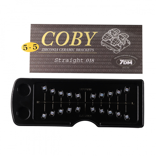 Брекеты COBY STR-018-5-5 из диоксида циркония,верхние,нижние,правые,левые на 1-5 зубы,.018",20 шт фото 2