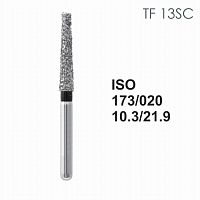 Бор алмазный MANI TF-13SC по ISO 173, конус,020х10,3х21,9мм,макс.скорость 300 тыс.об,зерн.SC,5шт