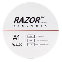 Диск циркониевый Razor 1100, размер 98х25мм, оттенок A1, однослойный