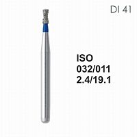 Бор алмазный MANI DI-41 по ISO 032, обр.конус.,011х2,4х19,1мм,макс.скорость 450 тыс.об,зерн.S,5шт
