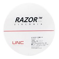 Диск циркониевый Razor 800, однослойный, размер 98х30мм, оттенок B1, UNC Inc (Корея) от Дентал-Ист