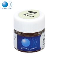 Краситель  ZEO CE LIGHT Stain Brown (коричневый), паста 3.5г. от Дентал-Ист