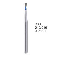 Бор алмазный MANI SI-45 по ISO 010, об.конус,010х1,6х19,0мм,макс.скорость 450 тыс.об,зерн.S,5шт