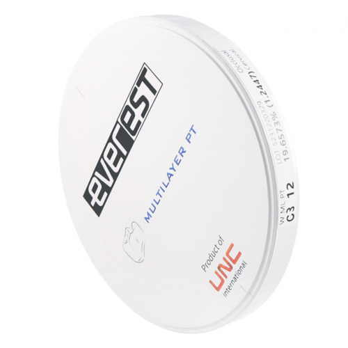 Диск циркониевый Everest Multilayer PT, размер 95х12 мм, цвет С3, многослойный фото 2