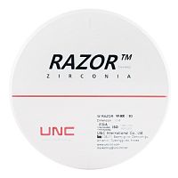 Диск циркониевый Razor 800, однослойный, размер 98х20мм, оттенок B3, UNC Inc (Корея)