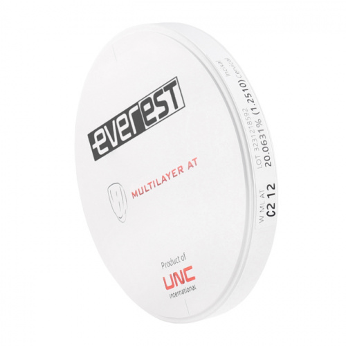 Диск циркониевый Everest Multilayer AT, размер 98х12 мм, оттенок C2, многослойный фото 4