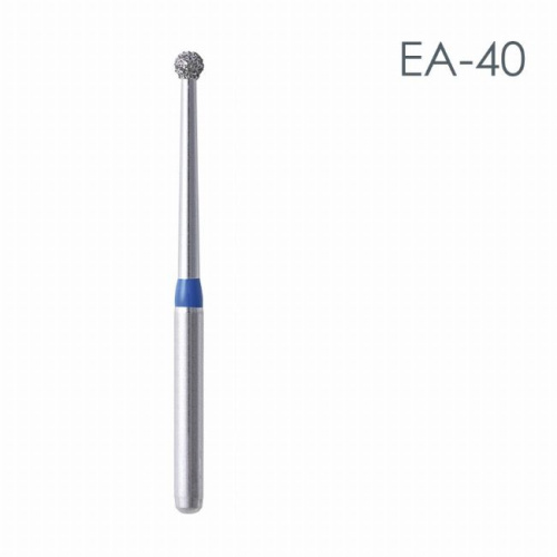 Бор алмазный MANI EA-40 по ISO 001, шарооб.,1,6х1,4х25,0мм,макс.скорость 160 тыс.об,зерн.S,5шт