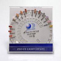 Расцветка  ZEO CE LIGHT, тип C: 16 цветов, (Supplement, Gum, Color Margin 2004) от Дентал-Ист