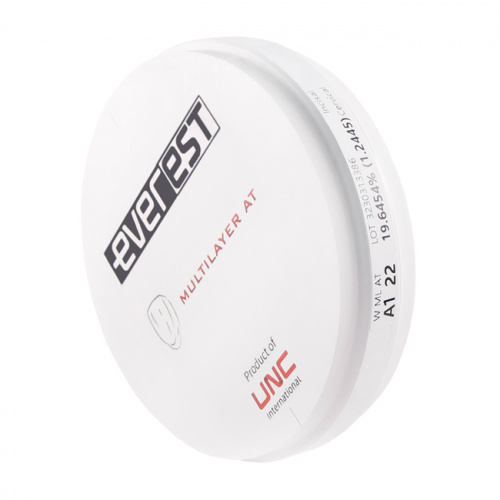 Диск циркониевый Everest Multilayer AT, размер 98х22мм, оттенок A1, многослойный фото 4