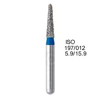 Бор алмазный MANI EX-SS14EF по ISO 197, конус,012х5,9х15,9мм,макс.скорость 450 тыс.об,зерн.EF,5шт