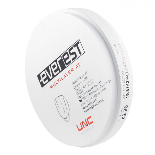 Диск циркониевый Everest Multilayer AT, размер 98х20мм, оттенок C2, многослойный фото 4