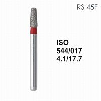 Бор алмазный MANI RS-45F по ISO 544, конус,017х4,1х17,7мм,макс.скорость 300 тыс.об,зерн.F,5шт