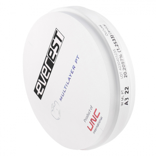 Диск циркониевый Everest Multilayer PT, размер 98х22 мм, цвет A3, многослойный фото 2