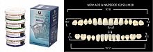 Зубы в боксах New Ace / Million, цвет A1, фасон O2/S3L/M28, 20 полных гарнитуров. от Дентал-Ист