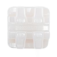 Брекеты COBY STD-345-018 из диоксида циркония,верхние,нижние,правые,левые на 3-5 зуб,паз .018",10шт.