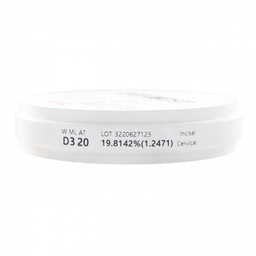 Диск циркониевый Everest Multilayer AT, размер 98х20мм, оттенок D3, многослойный фото 6