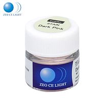 Краситель ZEO CE LIGHT Stain Dark Pink (темно розовый), порошок 2г. от Дентал-Ист