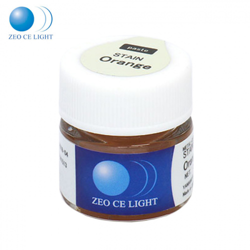Краситель ZEO CE LIGHT Stain Orange (оранжевый), паста 3.5г. от Дентал-Ист