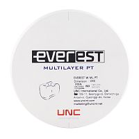 Диск циркониевый Everest  Multilayer PT, многослойный, размер 98х25мм, оттенок B3, UNC Inc (Корея)
