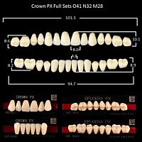 Зубы PX CROWN / EFUCERA, цвет B3, фасон O41/N32/28, полный гарнитур, 28шт. от Дентал-Ист
