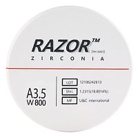 Диск циркониевый Razor 800, однослойный Zirconzahn, 95х16мм, A3.5, UNC Inc (Корея)