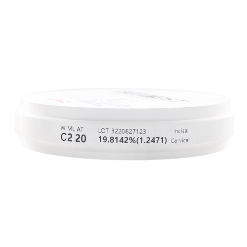 Диск циркониевый Everest Multilayer AT, размер 98х20мм, оттенок C2, многослойный фото 6