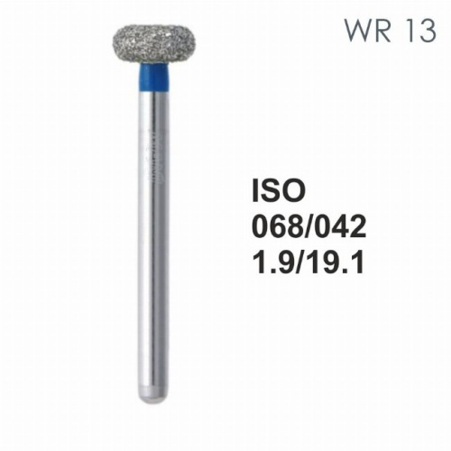 Бор алмазный MANI WR-13 по ISO 068, колесо,042х1,6х19,1мм,макс.скорость 160 тыс.об,зерн.S,5шт