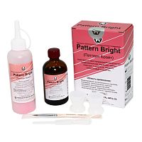 Пластмасса Pattern Bright самотвердеющая беззольная, набор 100 г + 100 мл. от Дентал-Ист