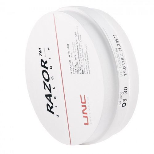 Диск циркониевый Razor 1300, размер 98х30мм, оттенок D3, однослойный фото 2