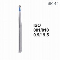 Бор алмазный MANI BR-44 по ISO 001, шарооб.,010х0,9х19,5мм,макс.скорость 450 тыс.об,зерн.S,5шт