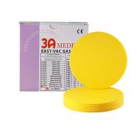Пластины EV Gasket Mouthguard 160 (? 125*4,0мм) 6шт., круглые, желтые, для изготовления защитных кап