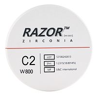 Диск циркониевый Razor 800, однослойный, размер 98х16мм, оттенок C2, UNC Inc (Корея) от Дентал-Ист